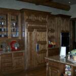 Stained Knotty Alder Kitchen