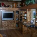 Stained Knotty Alder Office
