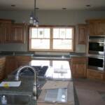 Stained Knotty Alder Kitchen